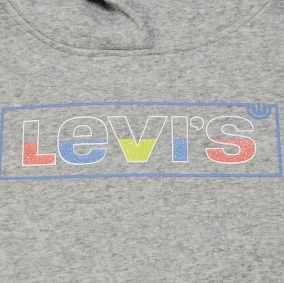 Levi's hooded sweatshirt Juniors Size XL gray - Picture 3 of 7